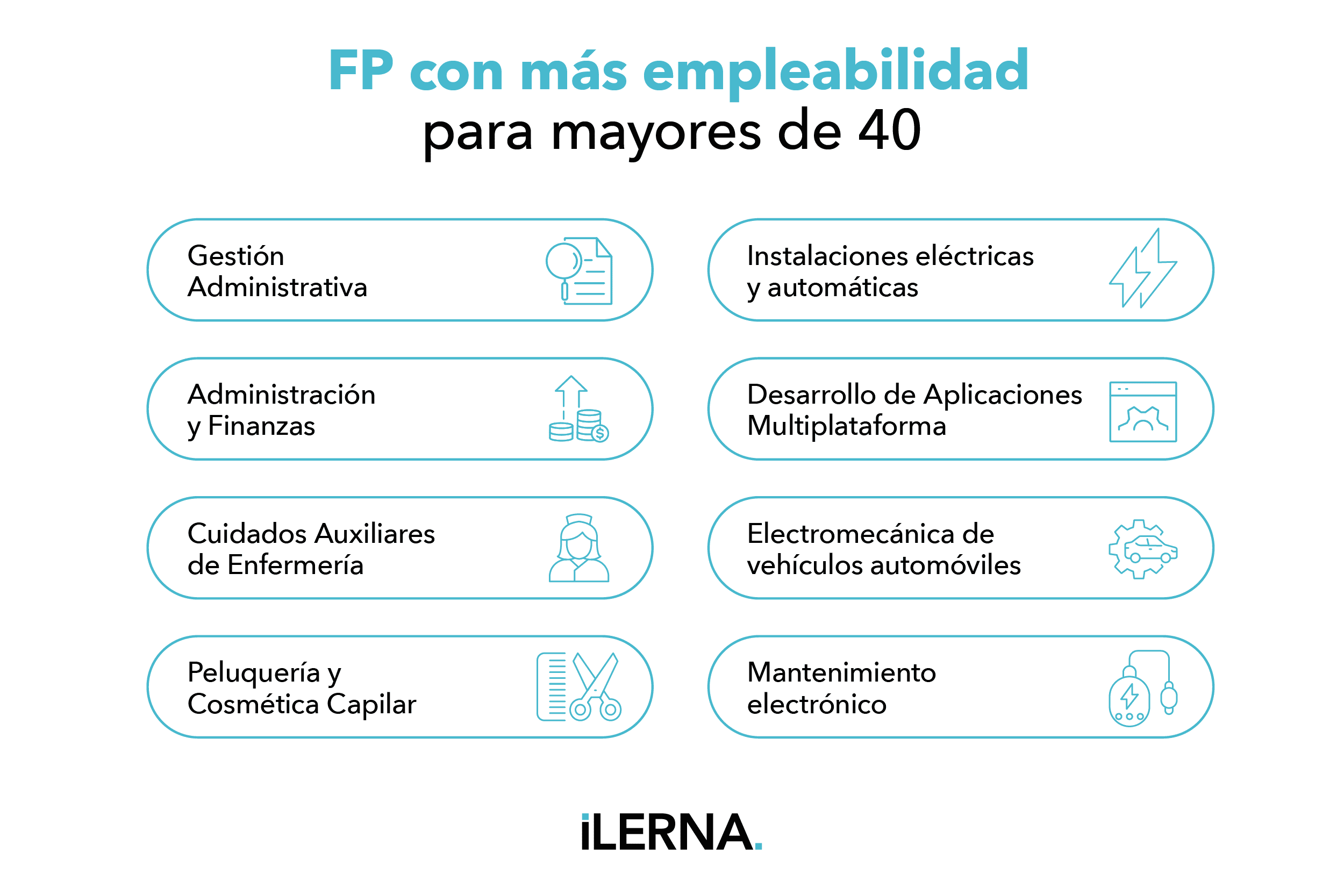 Las 8 FP con mayor empleabilidad para mayores de 40