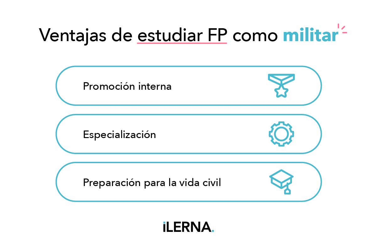 Ventajas de estudiar FP como militar