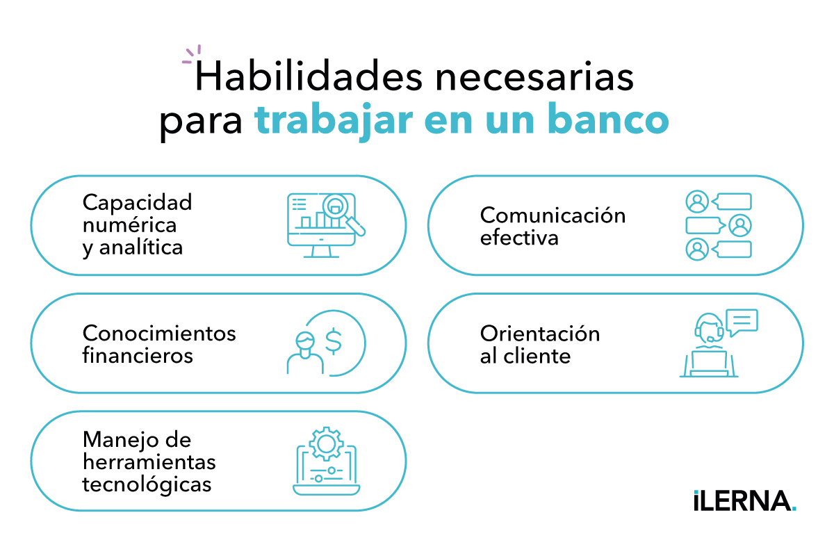 Habilidades necesarias para trabajar en un banco