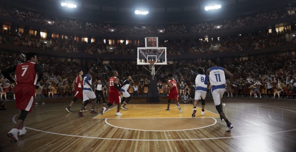Partido de baloncesto