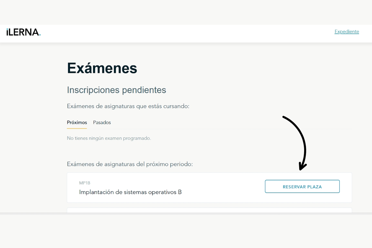 Cómo inscribirse a exámenes