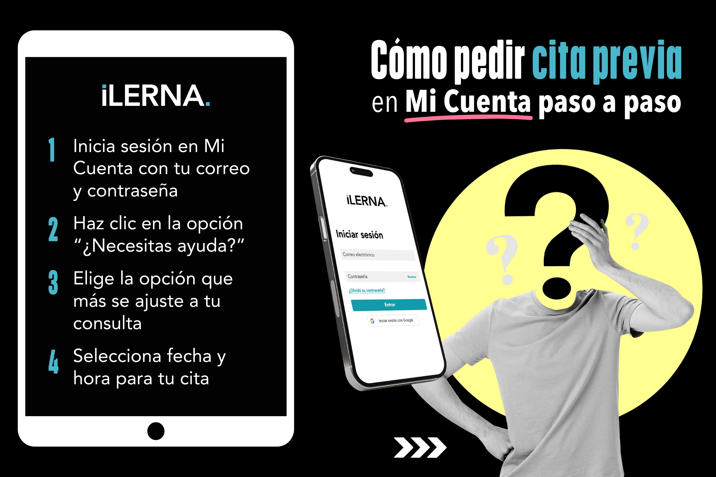 Cómo solicitar cita previa para contactar con Atención al Alumno de ILERNA Online