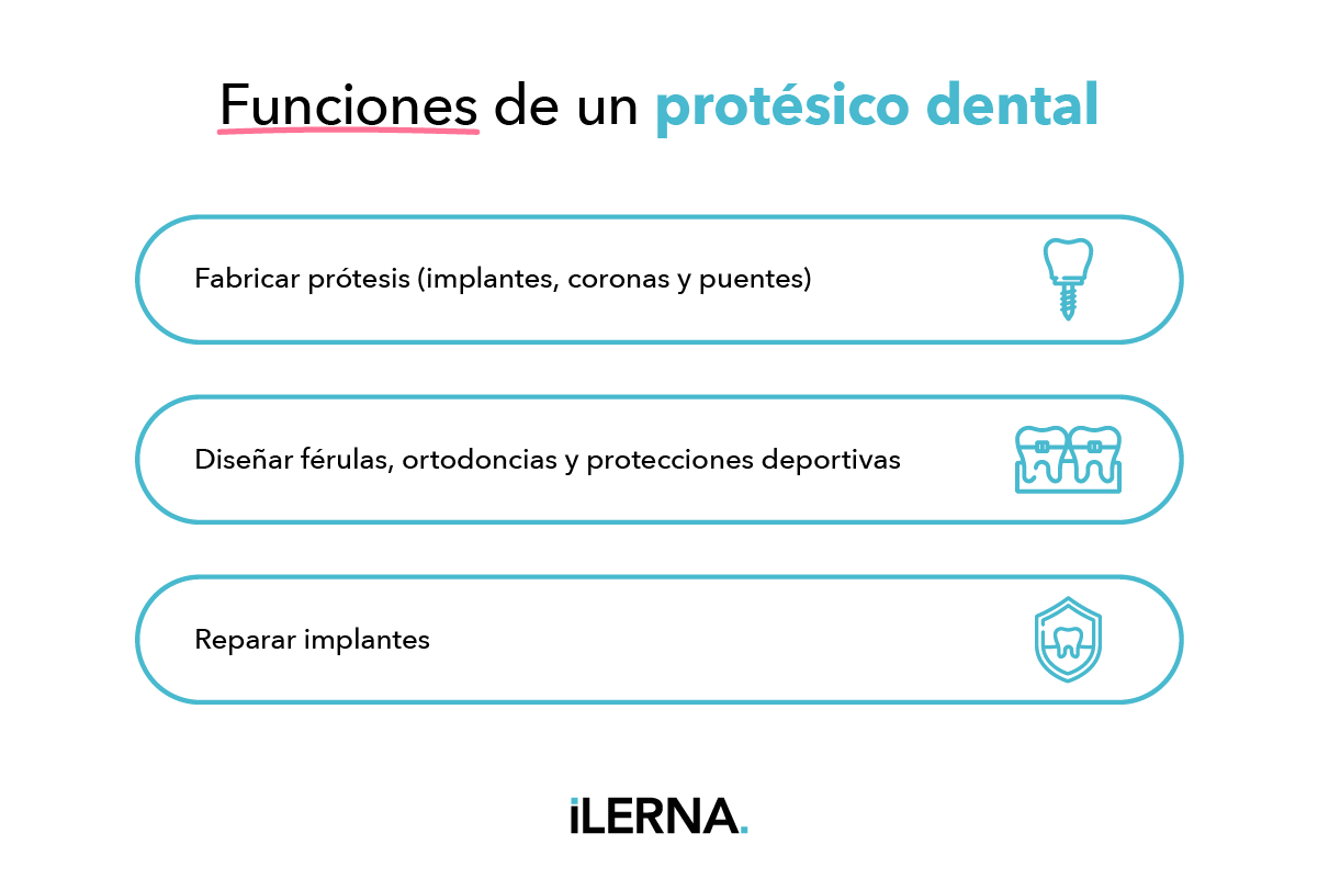 Funciones de un protésico dental