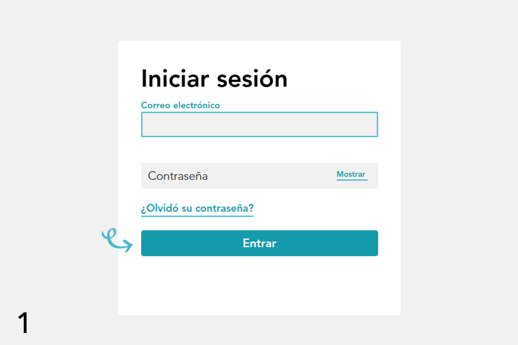 Pantalla de Inicio de sesión 