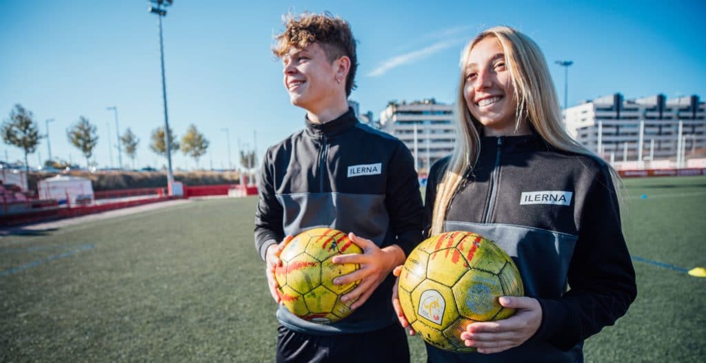 Alumnos del Grado Medio de Fútbol de iLERNA
