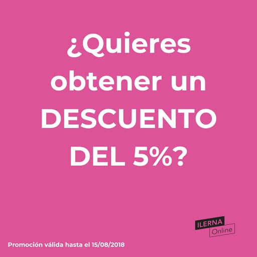 Descuento del 5% en tu matrícula