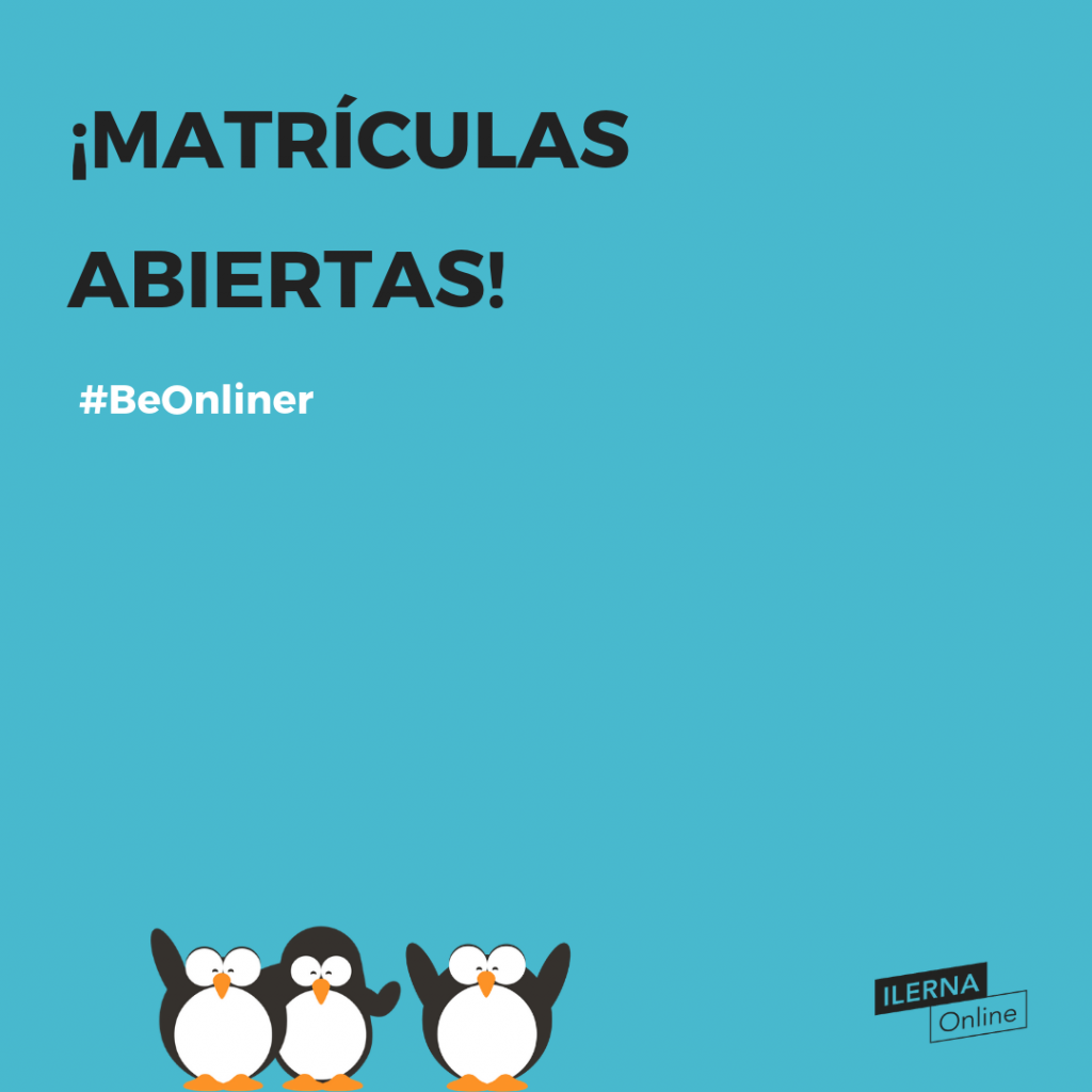 ¡Matrículas abiertas en ILERNA Online!