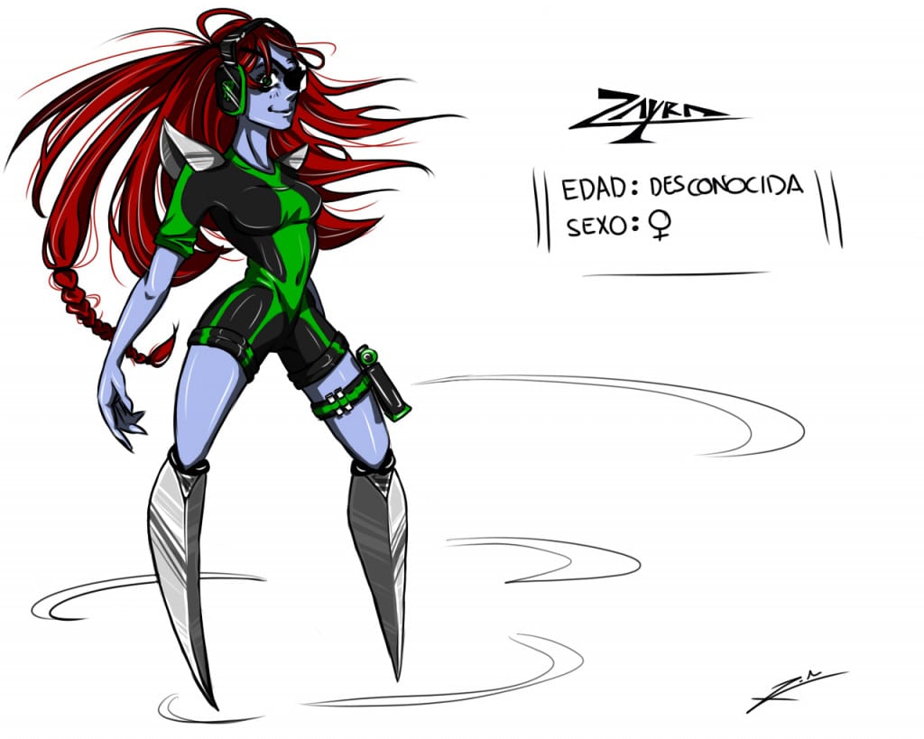 Personaje elaborado por la alumna de Animación 3D Aitana Madrid