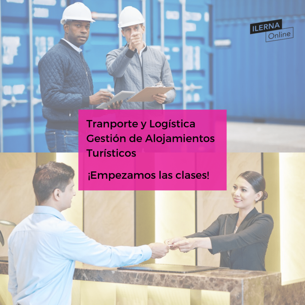 Empezamos las clases de los ciclos de Transporte y Logística y Gestión de Alojamientos Turísticos