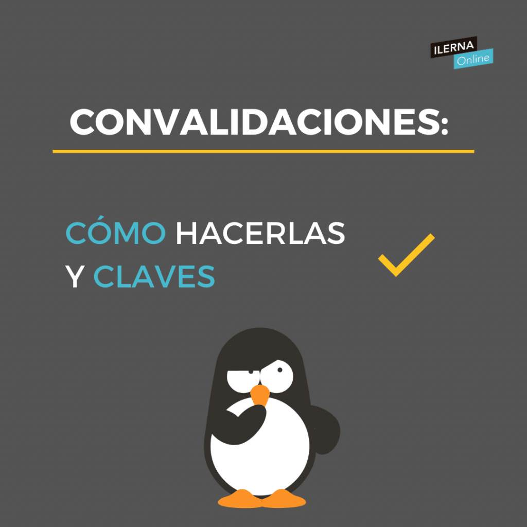 El plazo para tramitar las convalidaciones estará abierto hasta el día 8 de noviembre