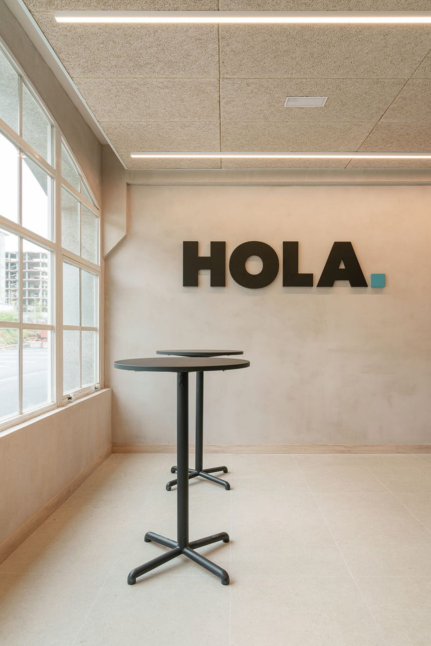 Alumnado en prácticas en las instalaciones de iLERNA Open A Coruña
